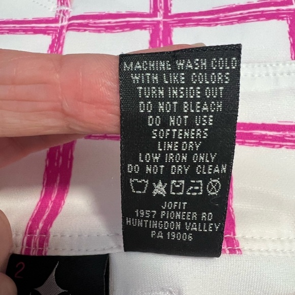 Jofit Golf Skort Size Women’s 2 Color Pink And White - Picture 9 of 11